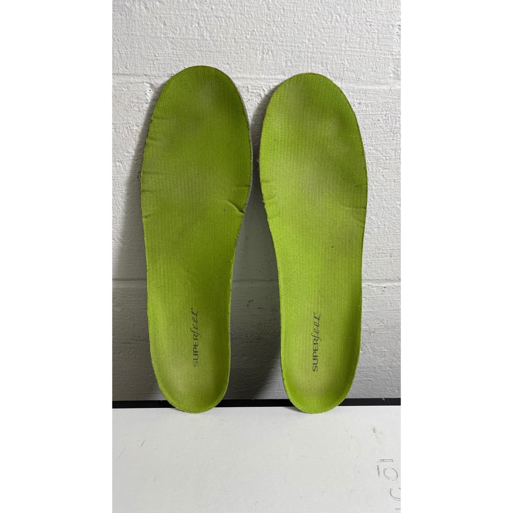 Superfeet Insoles Green‎ All Purpose Arch Support Comfort Men's 13.5-15
